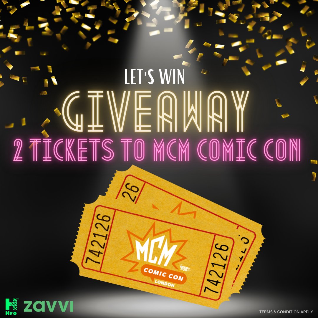 DCFanverse's tweet photo. 🚨GIVEAWAY ALERT🚨

WIN A PAIR OF TICKETS TO @MCMComicCon LONDON 

Thanks to #Hro and #Zavvi

To Enter
✅Follow @DCFanverse , @hro and @zavvi 
✅Like
✅Retweet
✅Comment
Winners will be chosen on Tuesday 23rd May 10pm
Tickets are for Saturday Entry Only
UK Residents only https://t.co/ifP3m38iBg