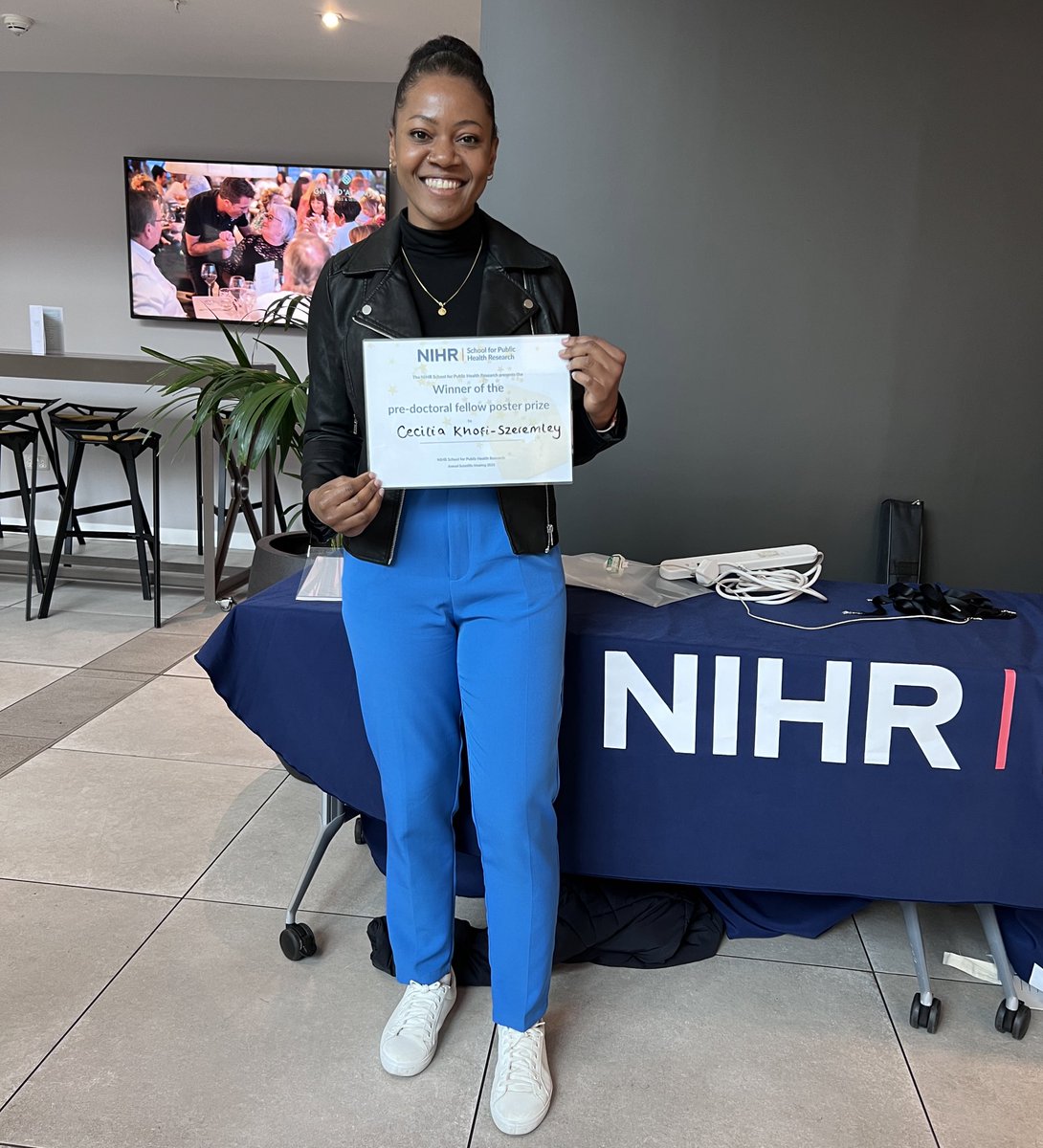 Had a great finish at today's <a href="/NIHRSPHR/">NIHR SPHR</a> Annual Scientific Meeting, happy to have won the pre-doctoral fellow poster prize.

Great posters by the #sphrtrainees today.