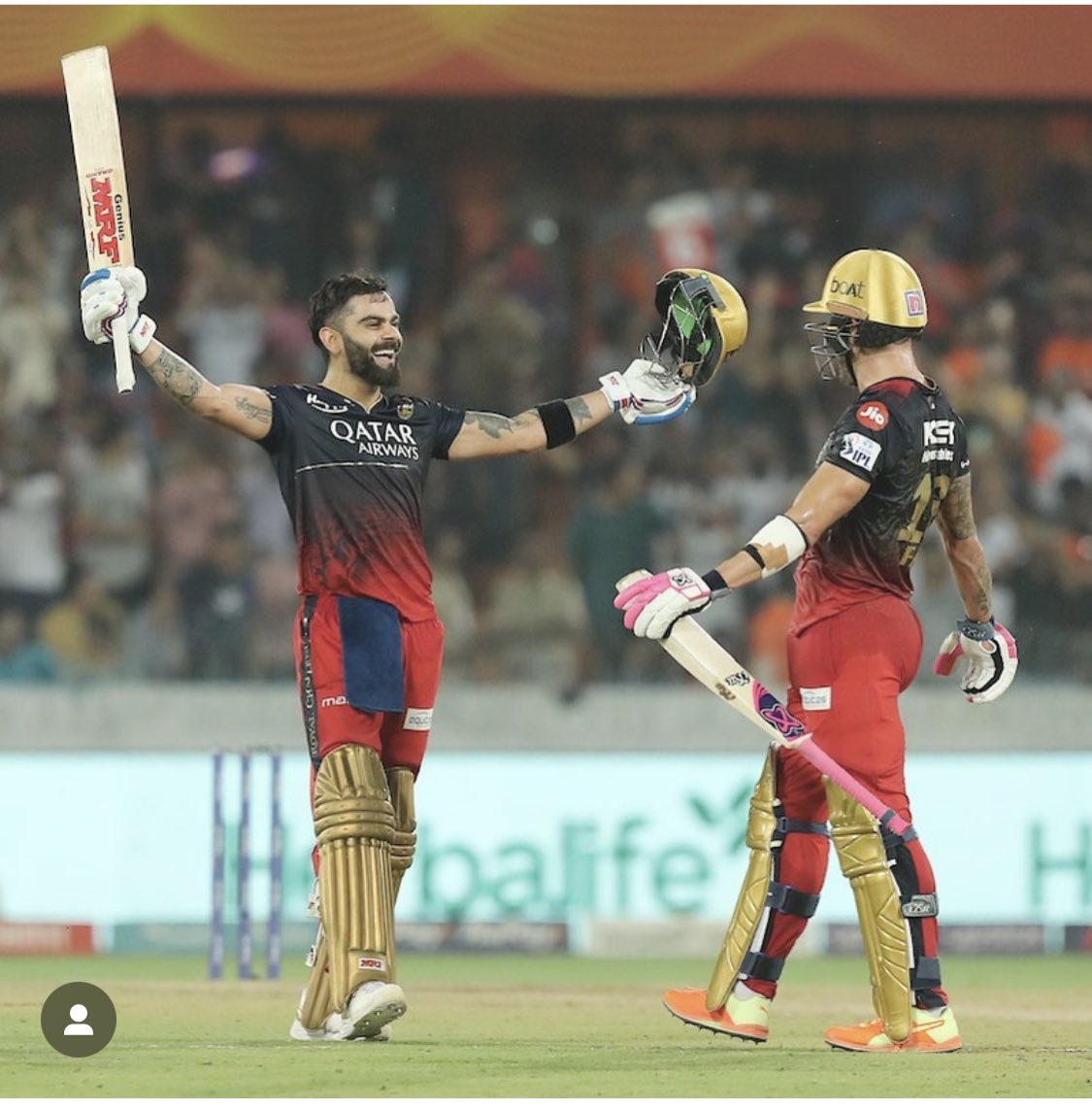 KING KOHLI well played shera <a href="/imVkohli/">Virat Kohli</a> <a href="/RCBTweets/">Royal Challengers Bengaluru</a>