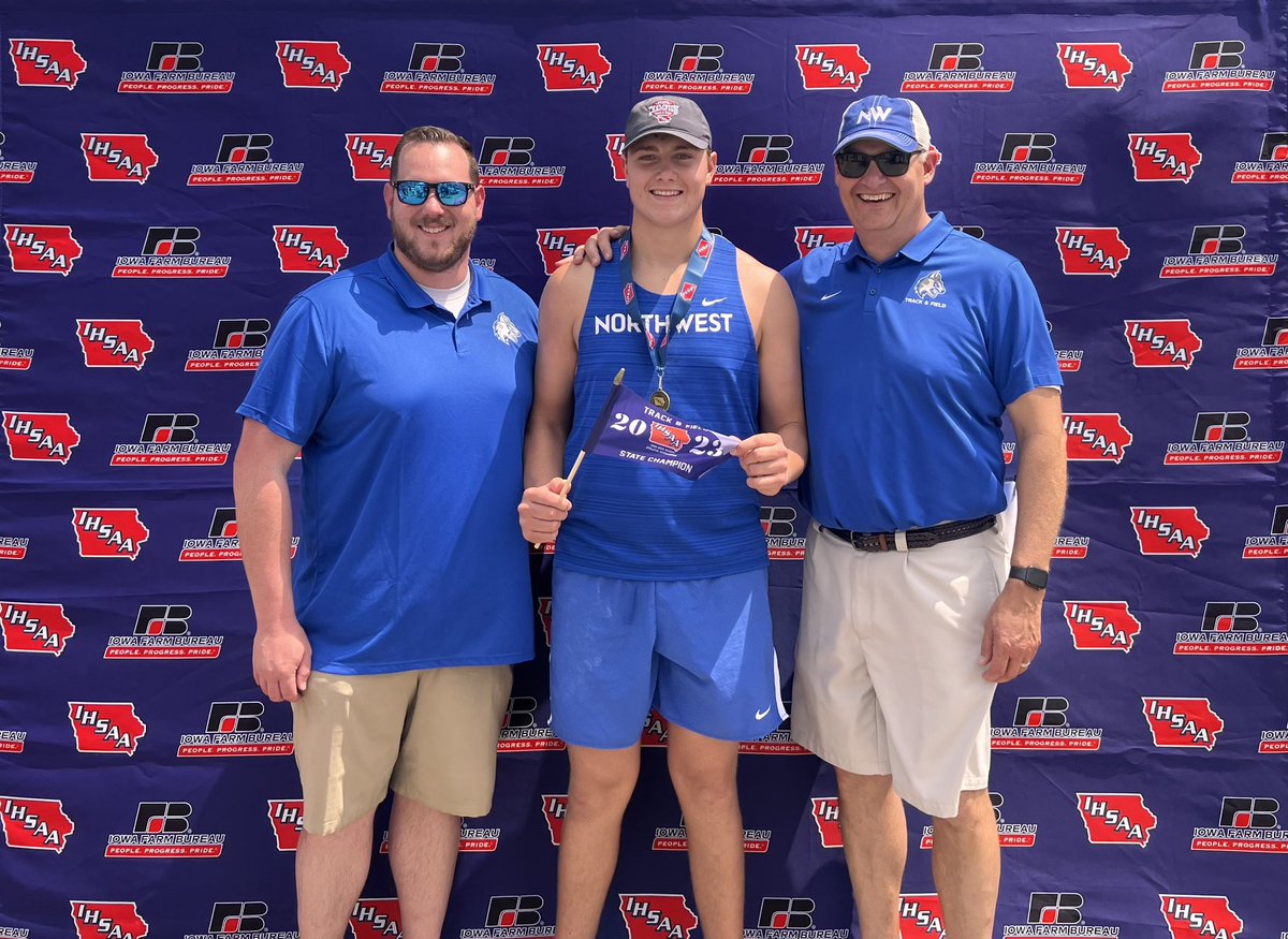 Congratulations to Luke Morrison on his State Title in the Discus!