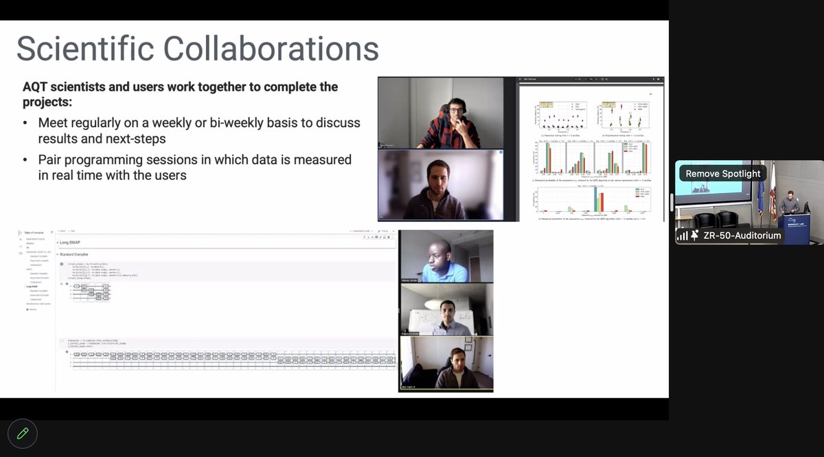 Collaboration🙌is at the heart of AQT's experimental breakthroughs, broad explorations, &amp; future. Funded by <a href="/doescience/">DOE Office of Science</a> <a href="/BerkeleyLab/">Berkeley Lab</a>, AQT celebrates the fourth year of the testbed's open-access User Program.⚛️Tour ▶️ bit.ly/3Daqt

#AQTatBerkeleyLab
#QuantumComputing