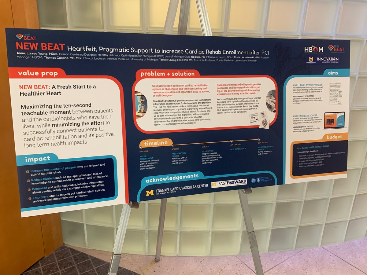 HBOM | Healthy Behavior Optimization for Michigan (@hbomich) on Twitter photo We're here at <a href="/umichCVC/">U-M Health Frankel CVC</a>'s Innovation Challenge, sharing two of our Just Do It! award-winning projects to increase access to cardiac rehab, in partnership with <a href="/uberhealth/">Uber Health</a> <a href="/BMC2_/">BMC2</a> <a href="/michiganvalue/">MVC</a>. Thanks to our lead Dr. <a href="/TomCascinoMD/">Tom Cascino, MD</a> and <a href="/chang_tammy/">Tammy Chang</a> hbomich.org/2023/04/17/int… We're here at <a href="/umichCVC/">U-M Health Frankel CVC</a>'s Innovation Challenge, sharing two of our Just Do It! award-winning projects to increase access to cardiac rehab, in partnership with <a href="/uberhealth/">Uber Health</a> <a href="/BMC2_/">BMC2</a> <a href="/michiganvalue/">MVC</a>. Thanks to our lead Dr. <a href="/TomCascinoMD/">Tom Cascino, MD</a> and <a href="/chang_tammy/">Tammy Chang</a> hbomich.org/2023/04/17/int…