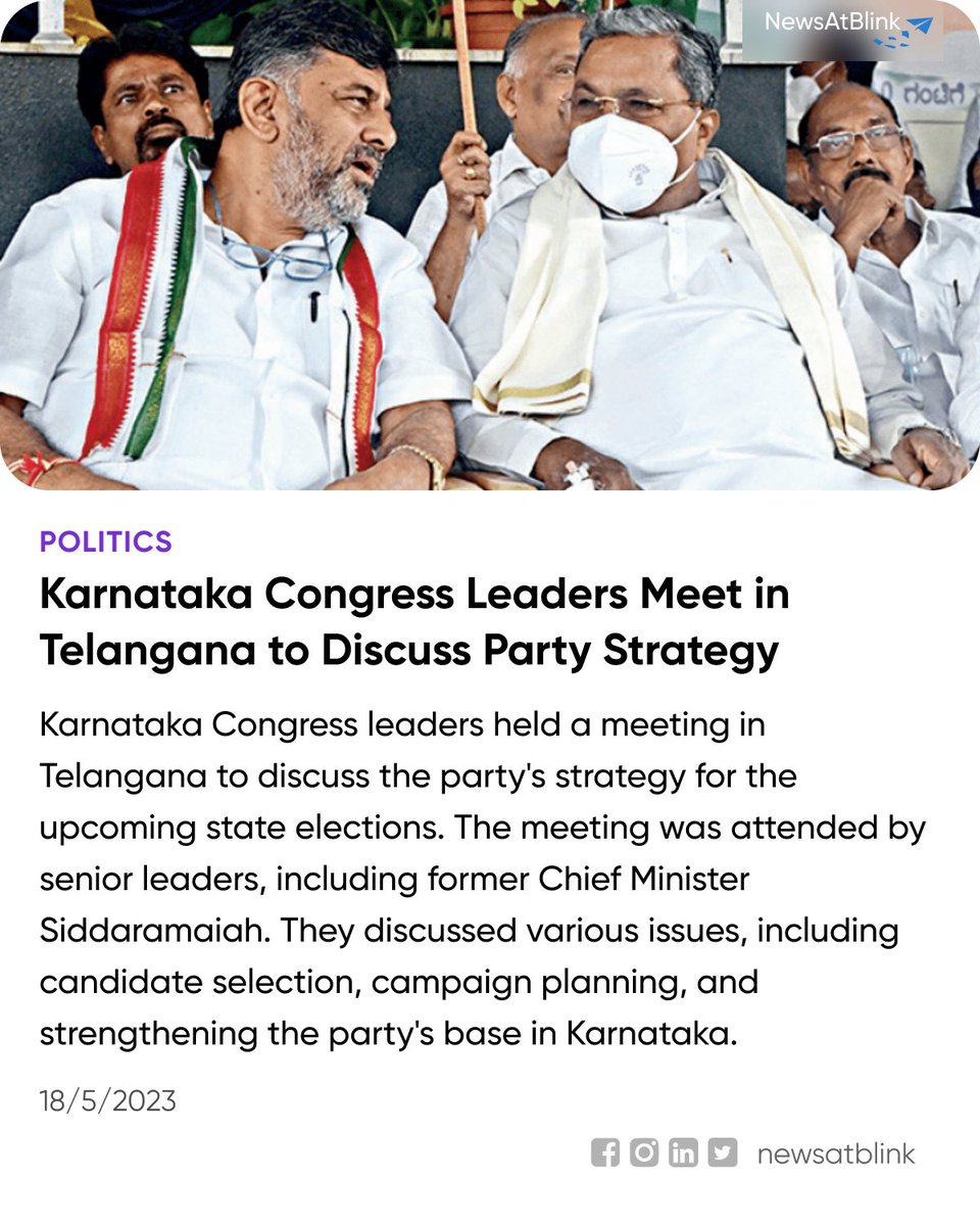 #KarnatakaCongress #PartyMeeting #ElectionStrategy #CandidateSelection #CampaignPlanning #PartyStrengthening #PoliticalPulse #PoliticalNews

To know more about it refer “indianexpress.com/article/politi…'