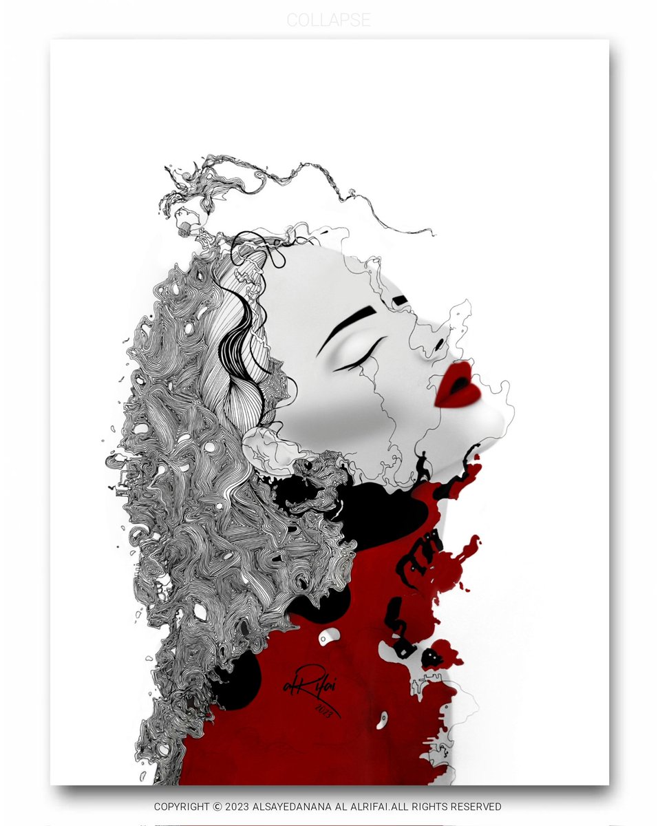 ALsayedananaArt's tweet photo. One of the works of the artist ALsayedanana Al-AlRifai
#alsayedananaalalrifai

Painting Collapse
Ink on Canson
37 × 44 cm
In : 2023

Copyright ⓒ 2023 ALsayedanana Al-Alrifai.All rights reserved https://t.co/IvyzQp1NAG