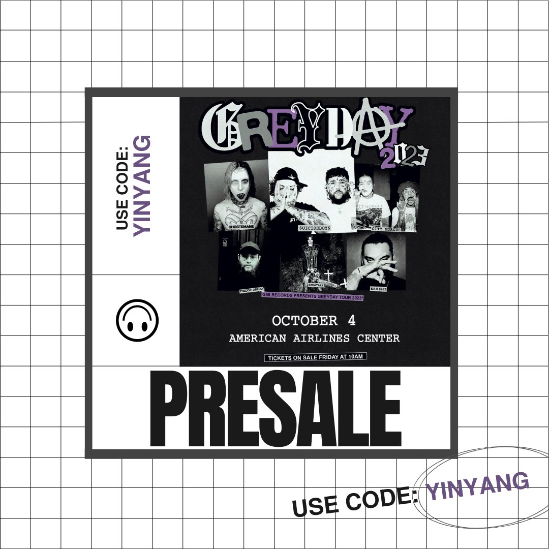 American Airlines Center on Twitter "DALLAS, GREY DAY 2023. PRESALE