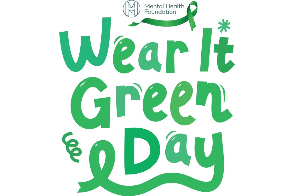 We are wearing green tomorrow to spread awareness of Mental Health! Remember it needs to be one item of green clothing (plain) for example a green T-shirt, socks or maybe a green headband. 💚 🧠 🌿🥰#MentalHealthAwareness #anxietyawareness