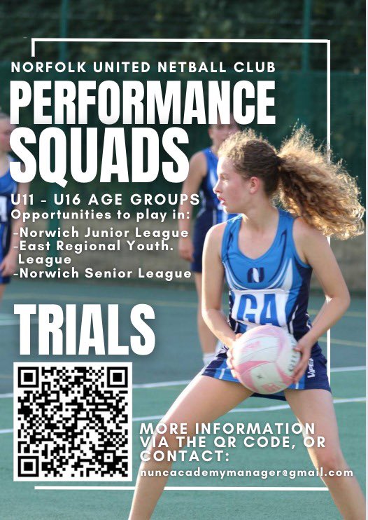 Are you u11-u16 and fancy running in blue? Use the QR code or DM for info! #joinus 💙