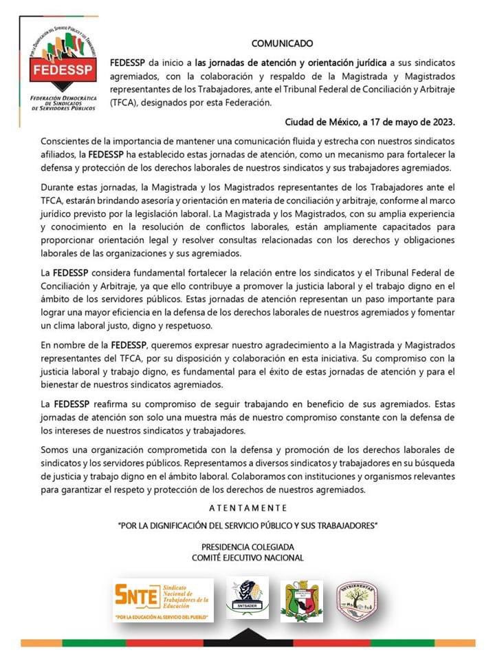 FEDESSP Nacional tweet media