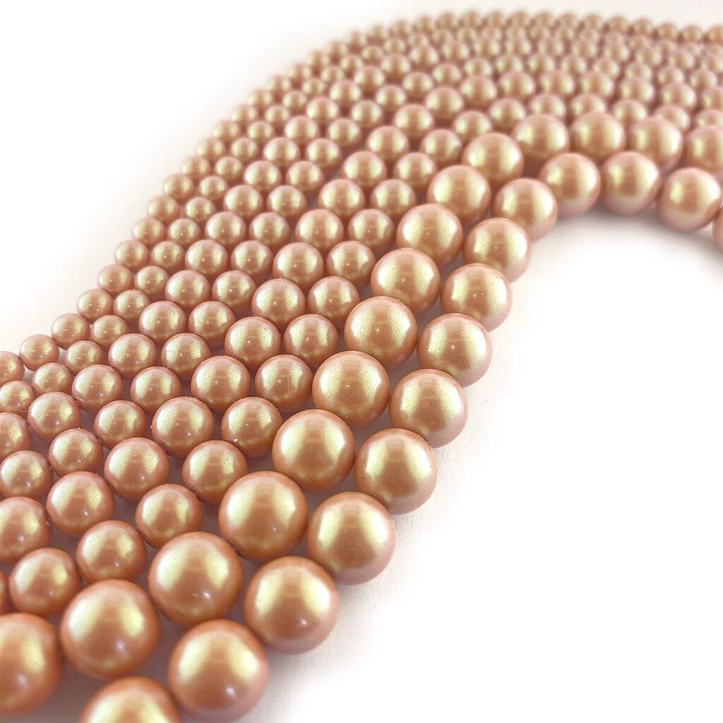 Have you seen our new Preciosa Crystal pearl colour yet? This is Pearlescent Pink - I love all the Pearlescent pearls, they just give an extra complexity to the colours. It is a lovely soft subtle shade with a golden warmth to it. One of those colours th… instagr.am/p/CsZMjuyNryM/