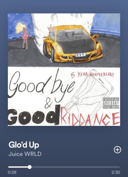 LLJWWRLD's tweet photo. Juice WRLD “No Good” &amp; “Glo’d Up” Have Been Released For The 5 Year Anniversary Of Goodbye &amp; Good Riddance 💽 🕊️ https://t.co/nY5NrWeQJF