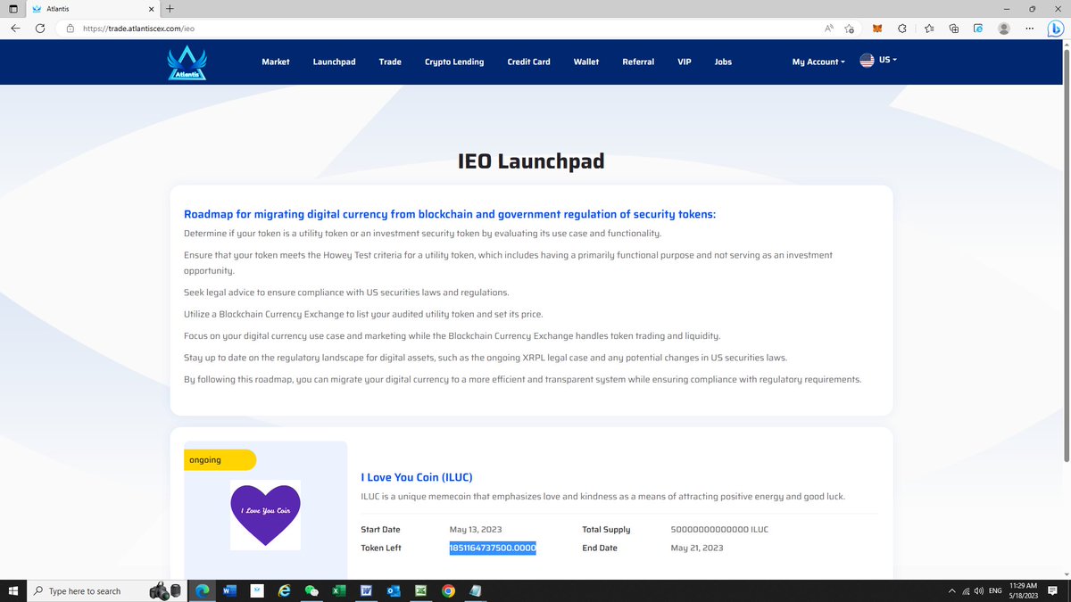 ILUC_US's tweet photo. 3% of the Phase 1 Presale of $ILUC left.
Buy now.
Become a #billionaire without waiting.
#ILUC
#PEPE
#SHIB
#FLOKI
#DOGE
#AtlantisLaunchpad
#AtlantisExchange
#Presale
#Airdrop
#Billionaire https://t.co/0rkMBbV8ht