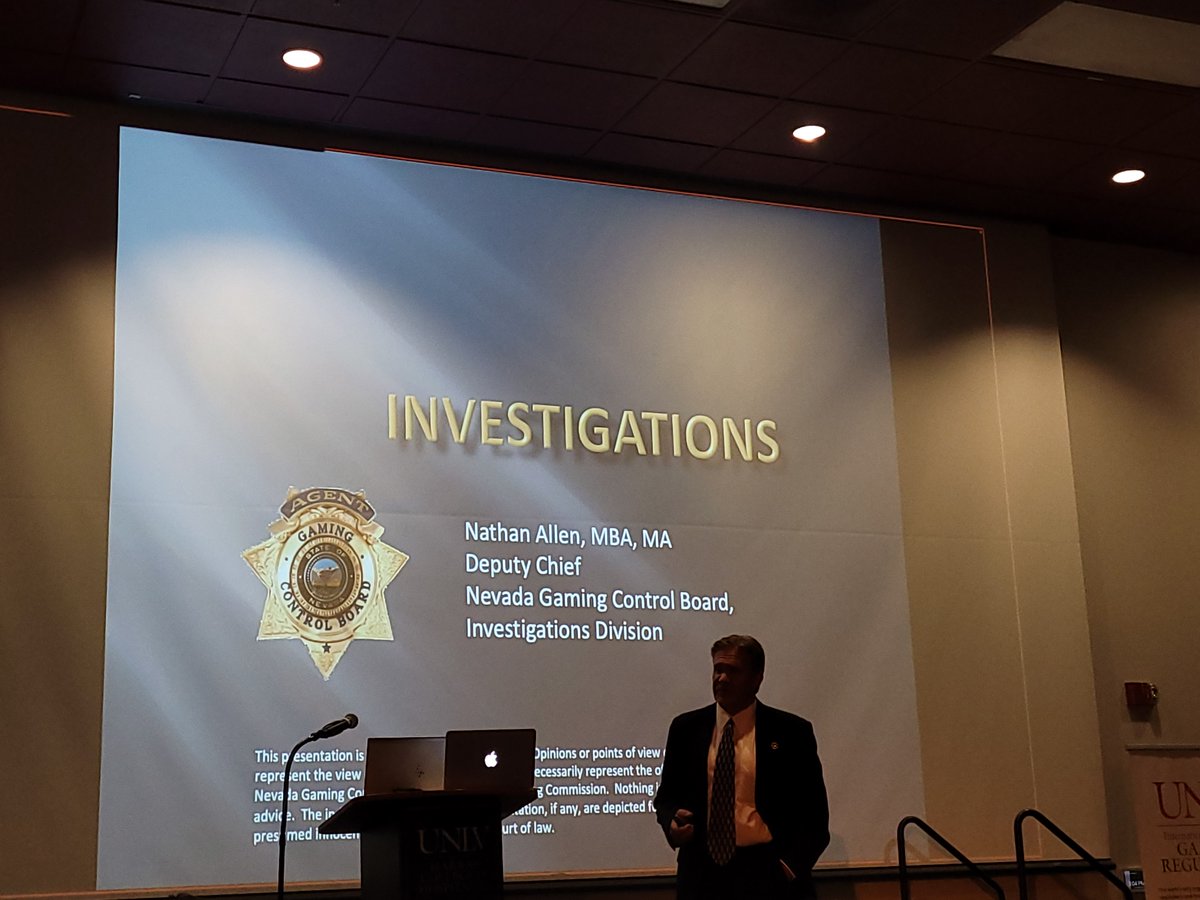 UNLVicgr's tweet photo. Yesterday was an amazing day of content in our International Gaming Investigations program: investigations education, panel, MOB Museum tour.
PS: Everyone looks quite suspicious, don't they?!
#investigations #icgr https://t.co/S6gzGU4tWo