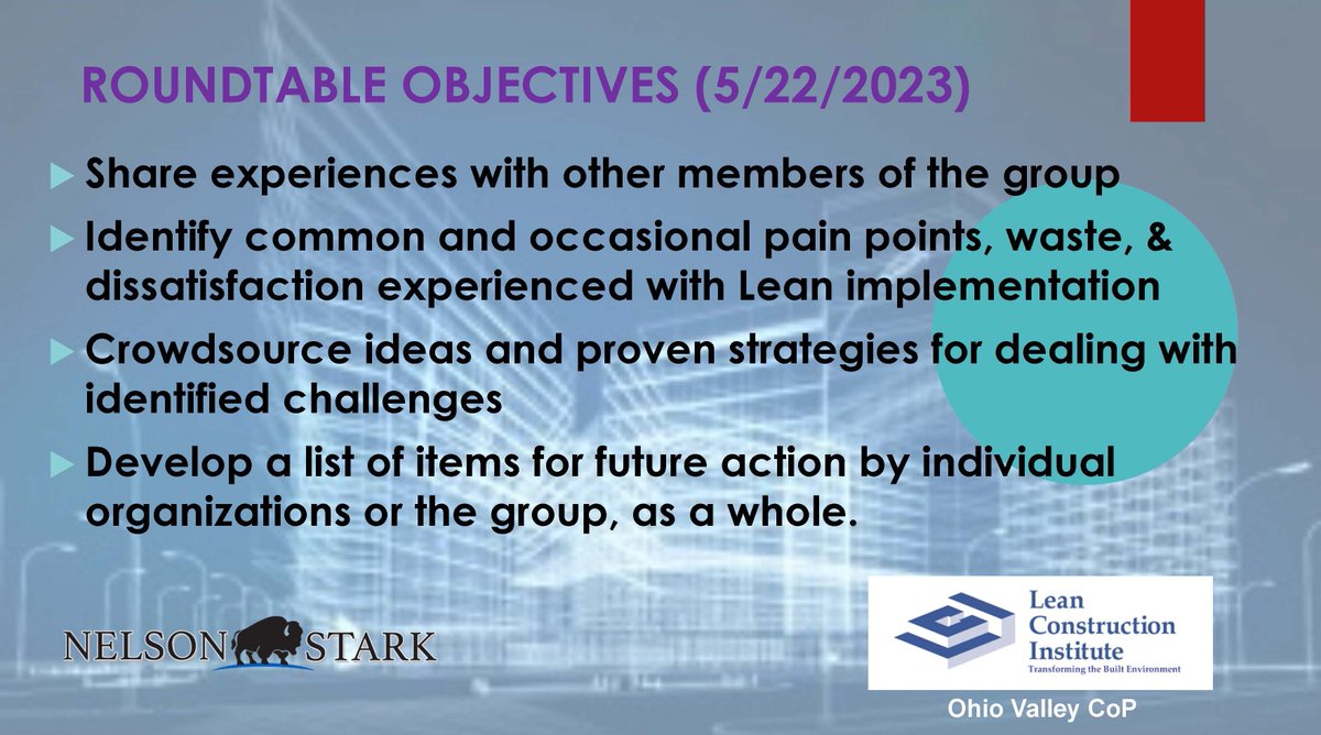 G3C_Consulting's tweet photo. There's still space available for the LCI Ohio Valley Roundtable Event at Nelson Stark on Monday, but we're approaching our limit of 25. We'd love for you to join us and make your voice heard! Check out these Objectives for the day, and register at: https://t.co/8svNR9rE0n https://t.co/LUvQeeBOEG