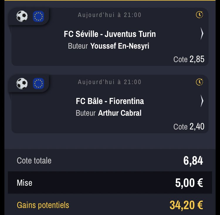 BetRey_10's tweet image. Allez 15€ 🎁 dans les ❤️ &amp;amp; ♻️ si la côte à @ 157,5 ✅🤞🏼

J’ai encore la double tête d’Haaland en travers de la gorge