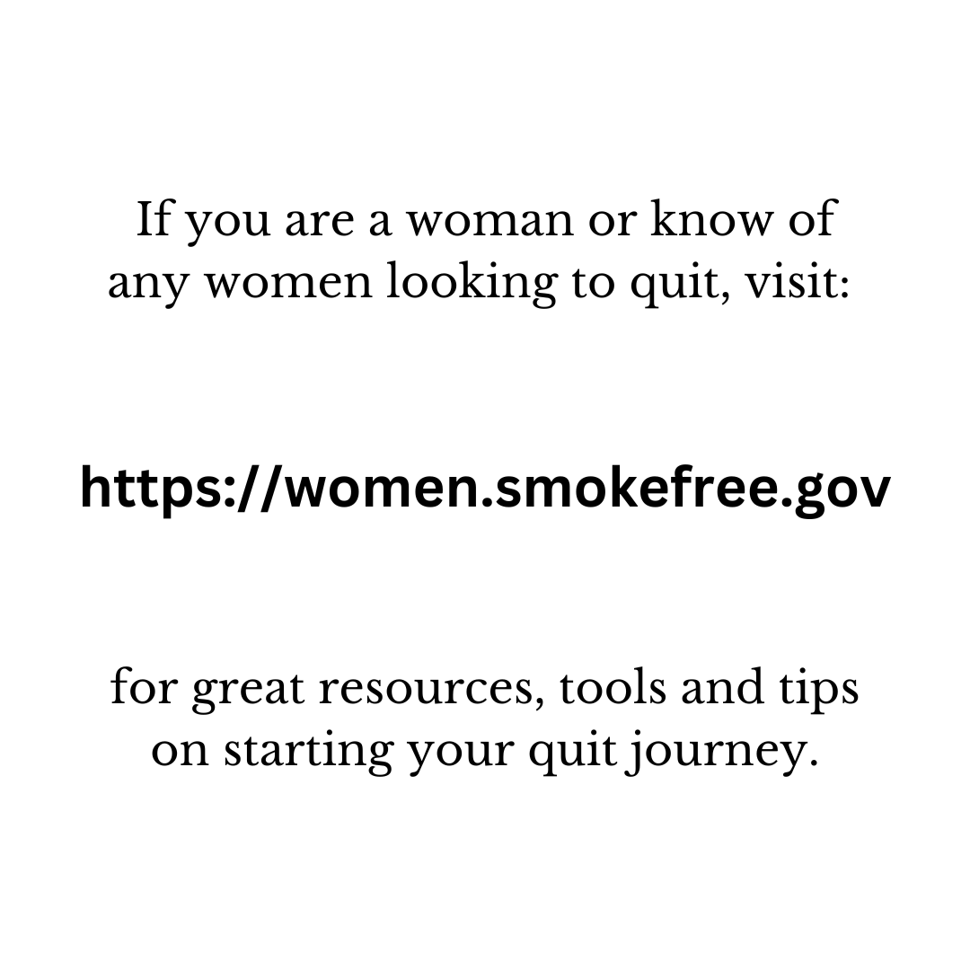 SmokeFreeIndy's tweet photo. This week is National Women's Lung Health Week. We encourage you to read real women's stories from the "Tips From Former Smokers" campaign from the CDC: https://t.co/7ICUkF4voO https://t.co/kOuWIsTbVW