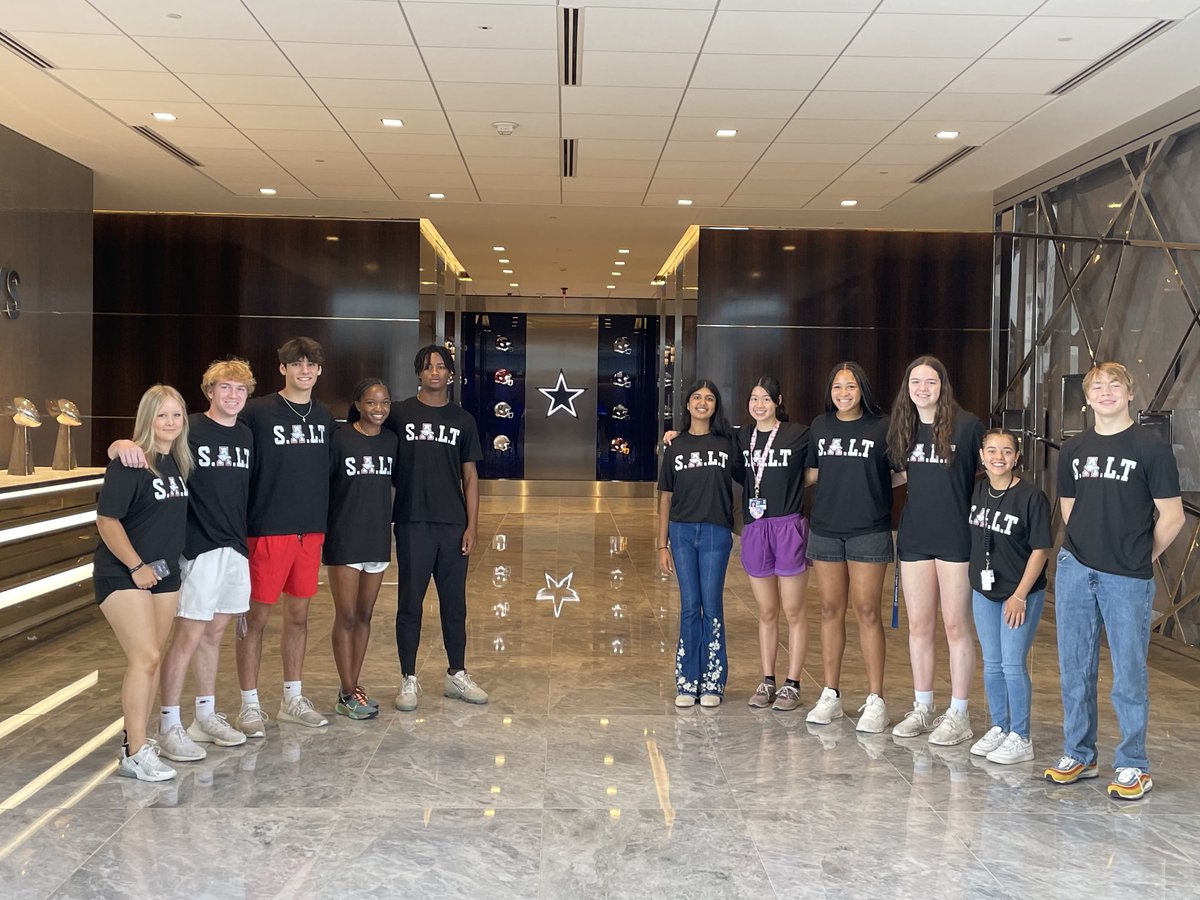 kimgarner20's tweet photo. Great day at The Star with our amazing Student Athletic Leadership Team. We are so proud of our inaugural team! 🅰️🆙 https://t.co/T5ldD4R2Q4
