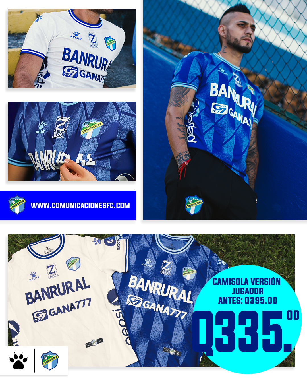 Comunicaciones fc jersey sales 2020