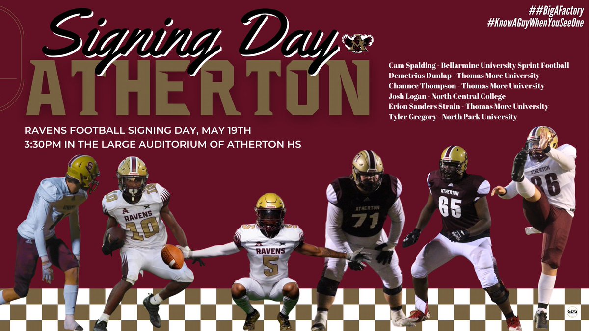 Signing Day @ The Big A Factory #KnowAGuyWhenYouSeeOne