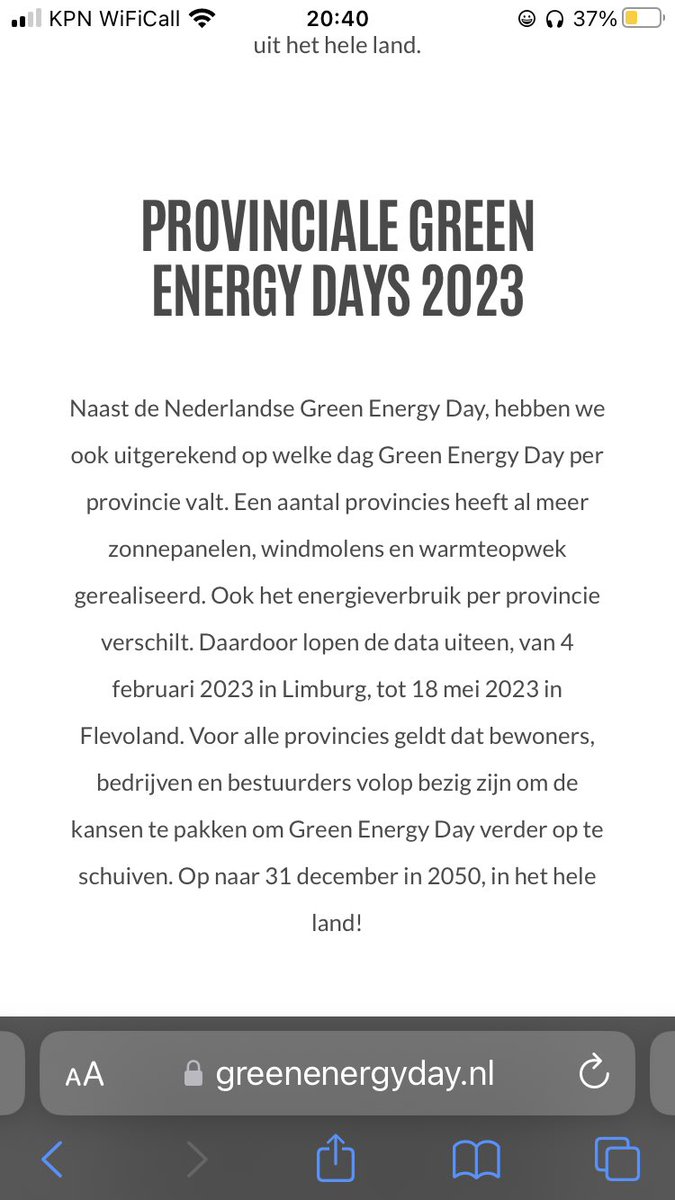 Vandaag 18 mei is Green Energy Day in #flevoland 
Bewoners, bedrijven en bestuurders zijn hard bezig. NMFF geeft bewoners advies via het #Energieloket en ondersteunt bewonersinitiatieven die met energie-opwek aan de slag gaan, zoals lokale #energiecoöperaties. #greenenergyday