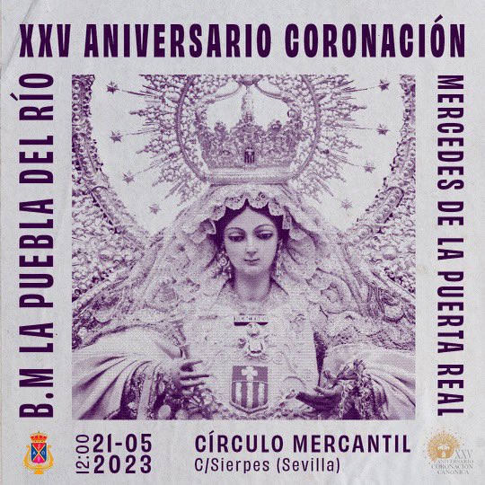 bmlapuebla's tweet photo. En un año tan señalado para nuestra querida Hermandad de las Mercedes de @PuertaReal, no podía faltar la música…

🎶 Concierto en el @cmisevilla 
📆 Domingo 21/05
⏰ 12:00 horas

🪄 Tendremos el placer de contar con Ángel Domínguez como director invitado. ¡Será un honor! https://t.co/3EtBOAAob8