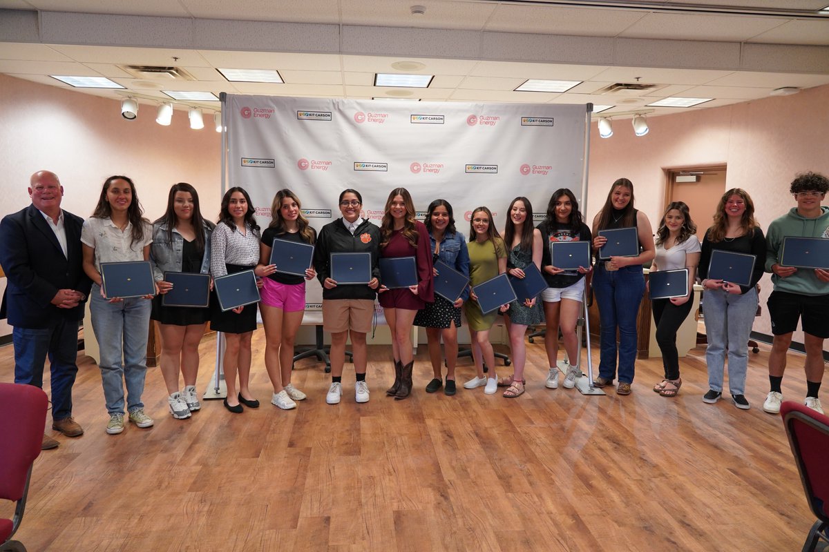 Today, Kit Carson Electric Cooperative (KCEC) and Guzman Energy have joined forces to provide $39,000 worth of scholarship funds to 26 northern New Mexico students who are pursuing higher education or workforce training. 

please visit kitcarson.com