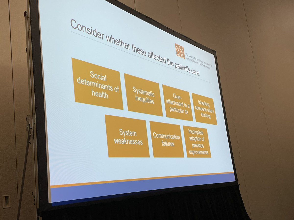 Making M&amp;M equitable requires intentionality. 

Root cause analysis has to incorporate key equity concepts to ensure all patients receive the highest quality of care. From social determinants to systemic inequities, hidden factors can drive poor outcomes.  #sasgog2023