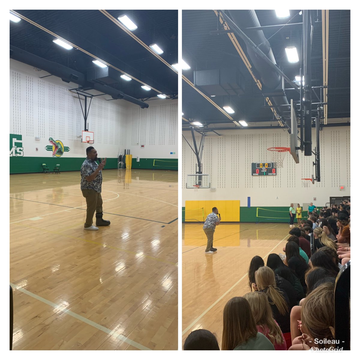 8th grade had an amazing speaker today, Mr. Lonnie Tucker! Don’t waste your moments!