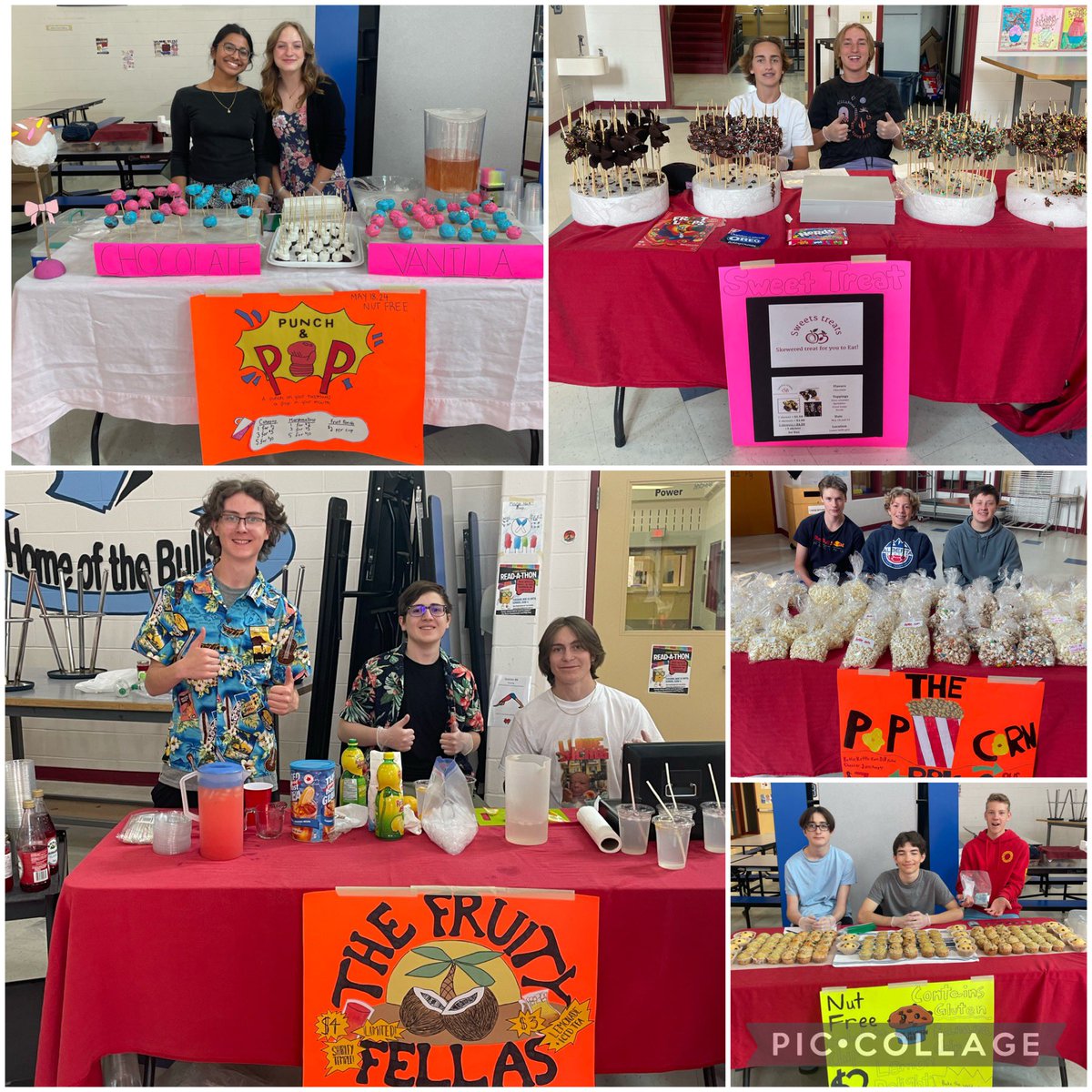 MsBrowns_class's tweet photo. E &amp; I Market was a big success this morning! Lots of sweet treats! One more Market day next week on Wednesday, May 24th! @StBasil_CCSD https://t.co/2aVs80nwvA