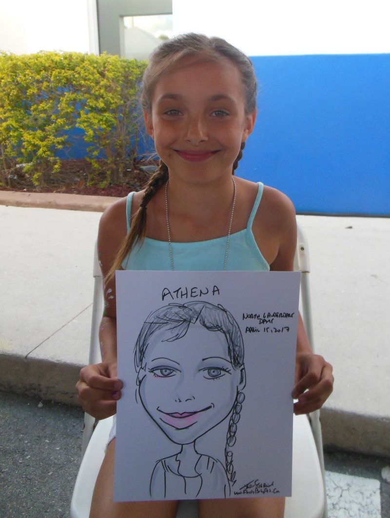 #StreetFair #Carnival #Fiesta #CommunityEvent near #PompanoBeach #Tamarac #NorthLauderdale and #MargateFlorida included #Caricature drawings by #FortLauderdaleCaricatureArtist Jeff Sterling. For artist availability  #Miami and #BocaRaton FloridaPartyArt.Com