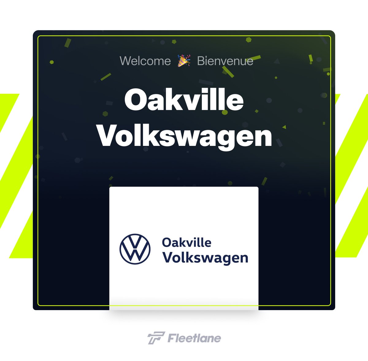 We’re thrilled to announce that Oakville Volkswagen has chosen Fleetlane to manage their loaner car and mobility services. With our all-in-one solution, they're saving time, money, and provide a top-notch client experience!

#CarDealership #FleetManagement #ConnectedCar