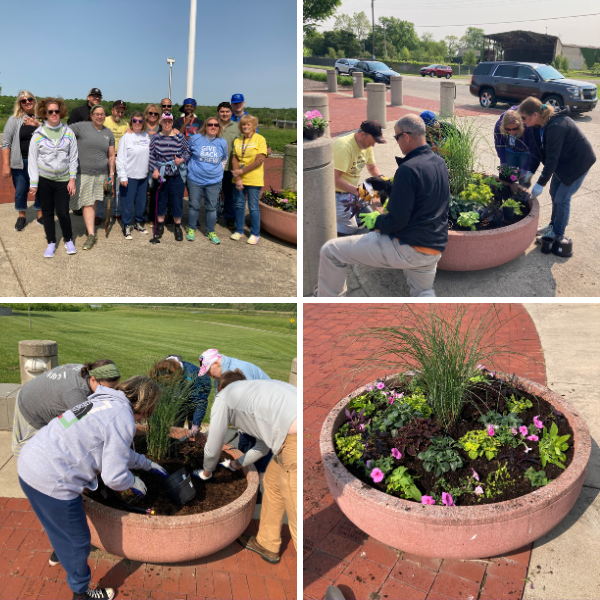 CountyButler's tweet photo. The Give Back Crew were back in action today at River Center in Middletown! The crew spent the morning planting summer flowers! We are so thankful to have volunteers willing to spend their time making our community beautiful!

#giveback #community #volunteer https://t.co/GqdsR8FyJX