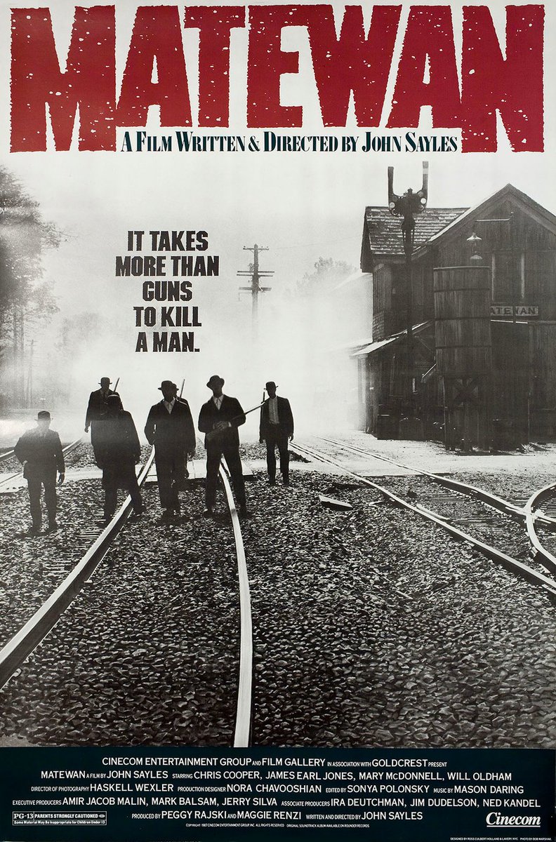 BootsRiley's tweet photo. Cinephiles, Filmmakers, and everybody else.

This is one of my favorite movies. 

If u have't seen it, watch it with friends now- 

especially if you're in the #WGA #DGA or #SAGAFTRA 

Written and Directed by John Sayles. DP: Haskell Wexler

w Chris Cooper &amp; James Earl Jones https://t.co/lqmA88P4GF