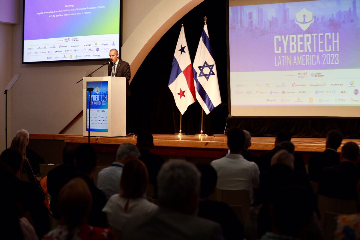 CiudaddelSaber's tweet image. &quot;Estamos muy felices de realizar esta 5ta edición en Panamá. Esta es la versión más grande de Cybertech Latin America&quot; #CybertechLATAM 

Amir Rapaport, fundador de @Cybertech_Globl