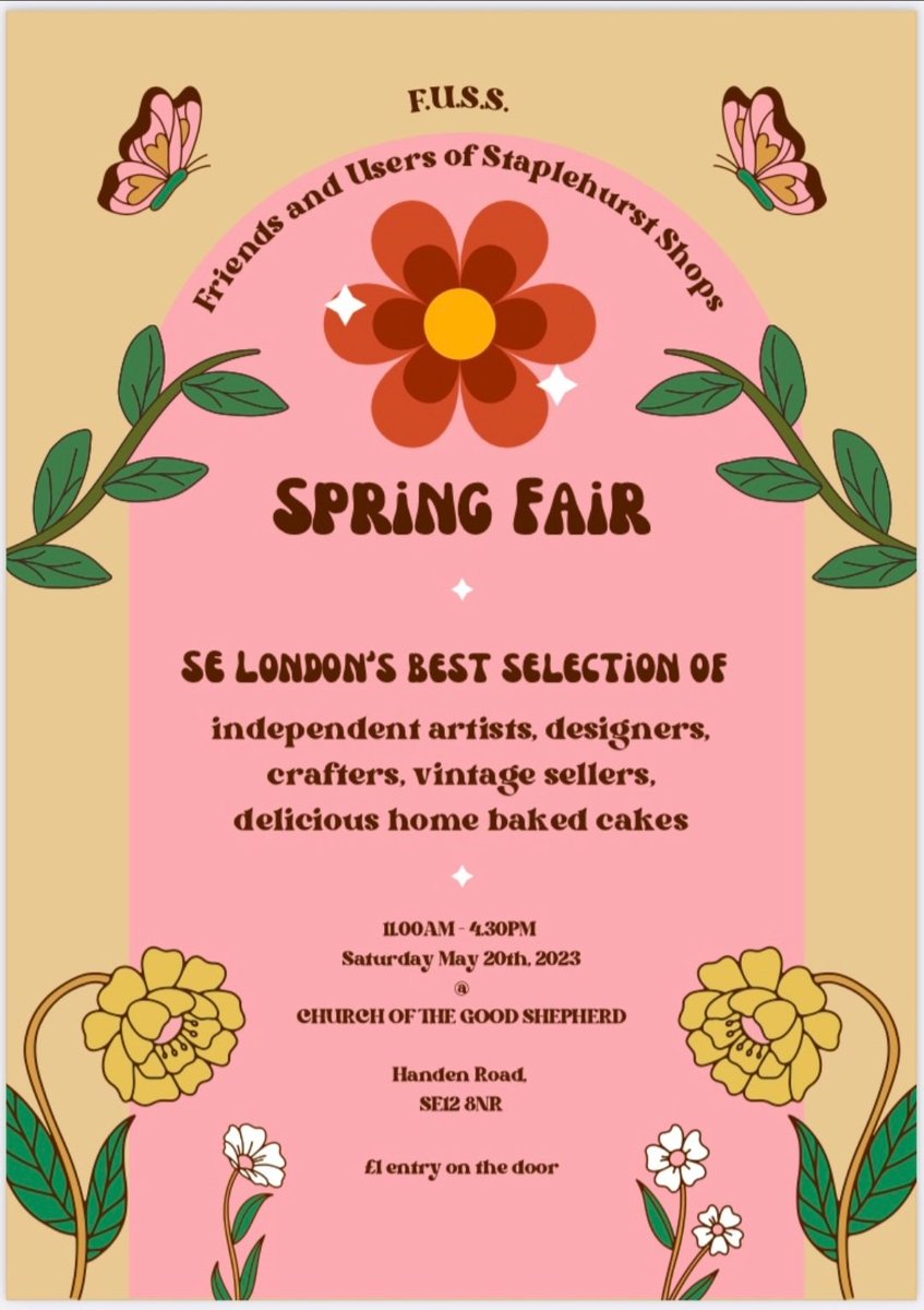F.U.S.S (@hgfuss) on Twitter photo This Saturday Hither Green is the place to be what with the FUSS Spring Fair and the <a href="/HG_festival/">Hither Green</a> Festival happening. Double the fun. Double the goodies. Come and check us both out. This Saturday Hither Green is the place to be what with the FUSS Spring Fair and the <a href="/HG_festival/">Hither Green</a> Festival happening. Double the fun. Double the goodies. Come and check us both out.