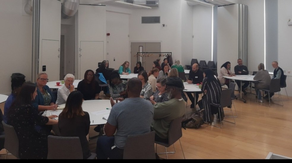 ResearchBetterTogether. A really excellent event organised by <a href="/UoBSocialPolicy/">Birmingham School of Social Policy</a> and <a href="/BVSCResearch/">BVSC Research</a> exploring participatory methods in social care with local social enterprise and voluntary social care organisations. Looking forward to collaborating.