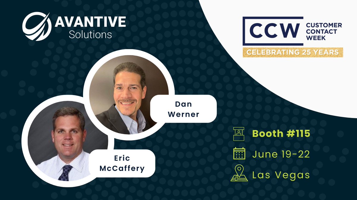 Don't miss your chance to hit the customer experience jackpot - connect with our team at #CCWVegas booth 115 to discover innovative solutions and elevate your CX strategy🎰
 
Brush up on your trivia skills because we have some exciting trivia sessions and giveaways lined up!