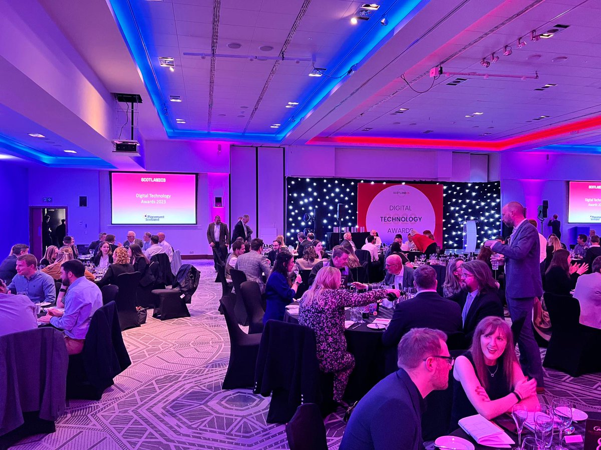 Good luck to all finalists at tonight's @ScotlandIS #DigitalTech2023 awards, with special mention to <a href="/_RobbieRoss/">Robbie Ross</a> who is shortlisted in the #unsunghero category.