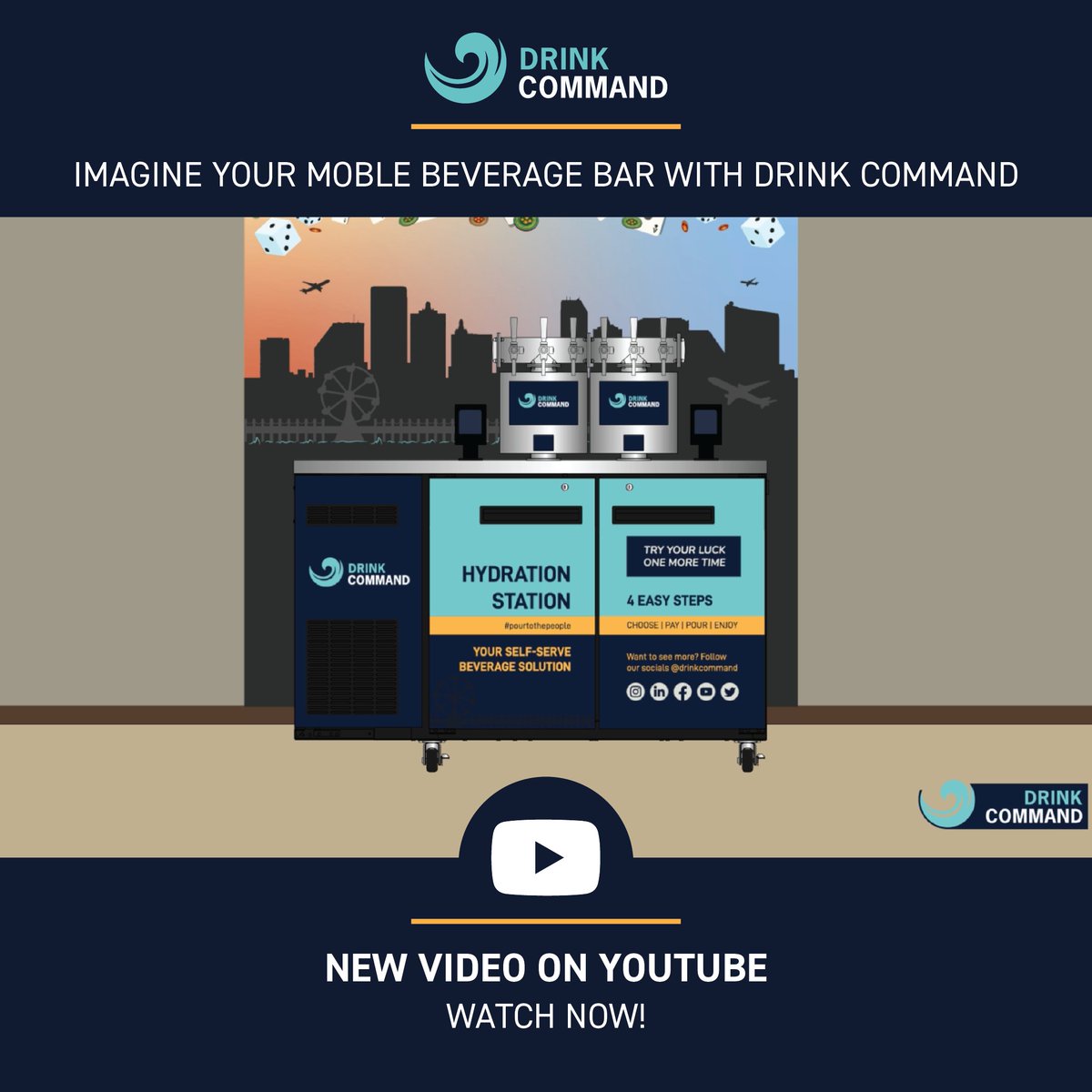 DrinkCommand's tweet image. Kegerators are ideal for businesses that don’t have available wall space, don’t want the hassle of construction, or value mobility and flexibility.

#thinkoutsidethebox #dreambig #imagination #selfpour #selfserve #drinkcommand

Watch now &amp;amp; subscribe:
youtu.be/JqDhVjeboSU