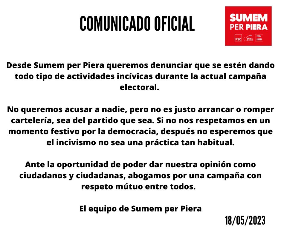Sumem per Piera tweet media