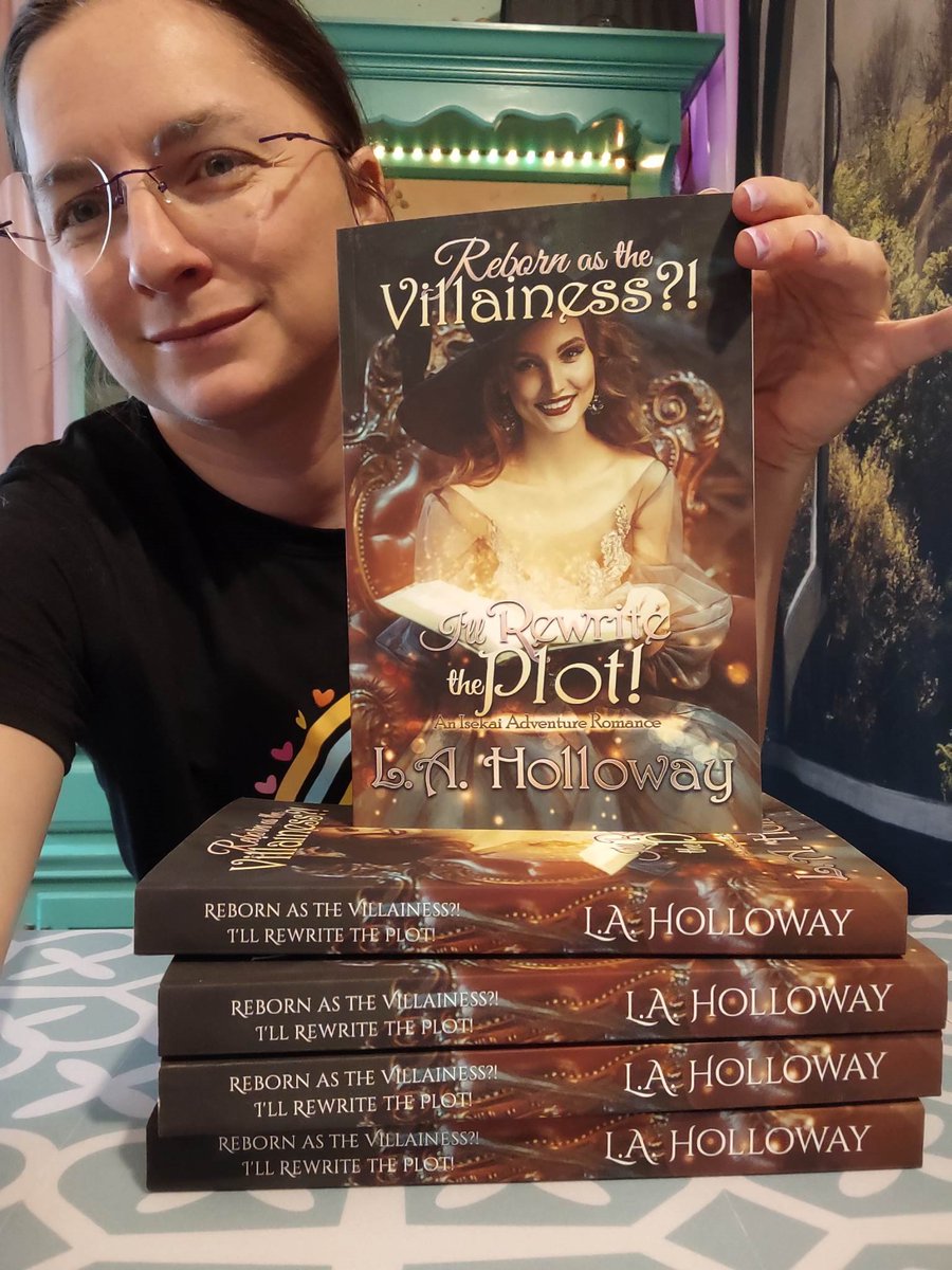 It's always a good feeling to get my first physical copies of a book, but this one is particularly nice.