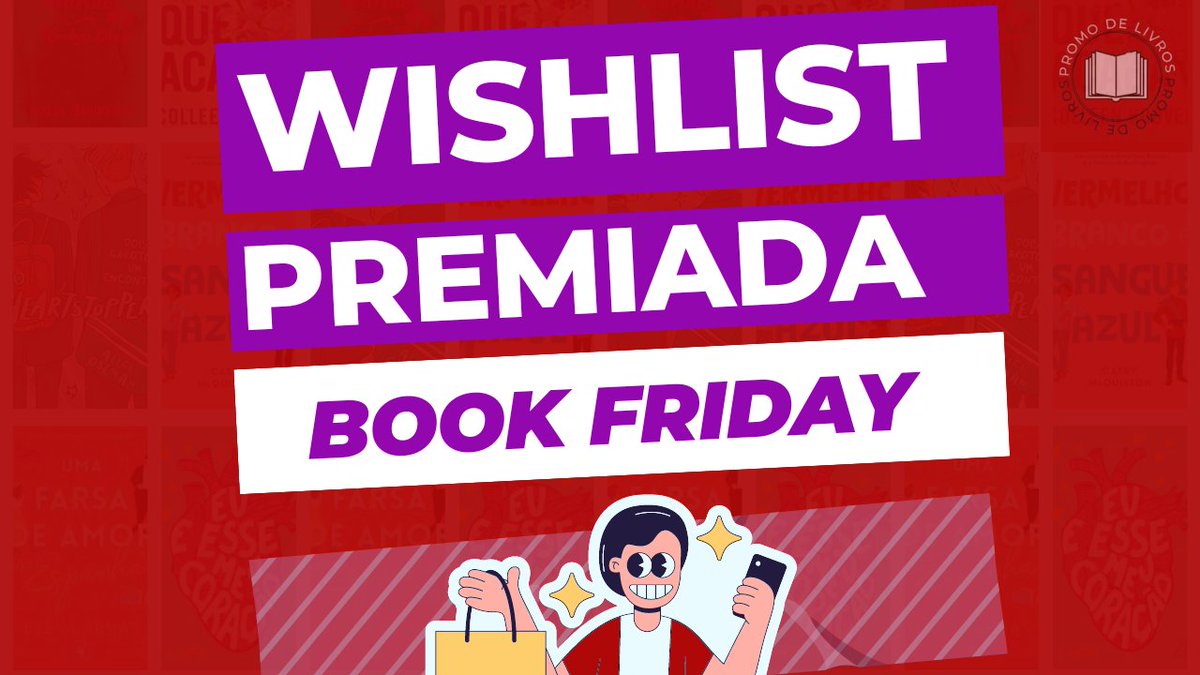 Promodlivros's tweet image. 🌟 WISHLIST PREMIADA BOOK FRIDAY 🌟

Durante os dias da Book friday irei mimar vários seguidores com livros da wishlist ❤️

↪️ REGRAS:
- Seguir a página
- RT nesse tweet
- Comentar a wishlist + #mimopromodelivros

🔥 Dar RTS, favs, comentar nos posts aumenta as suas chances.