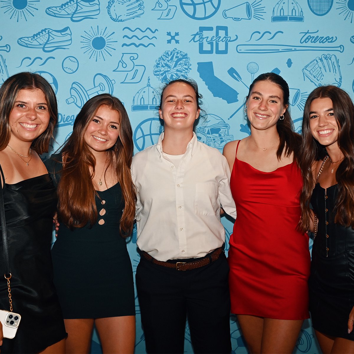 USDwsoccer's tweet photo. A special night with a special group at the Celebration of Excellence 💙

#GoToreros https://t.co/B1sB8yp4HZ
