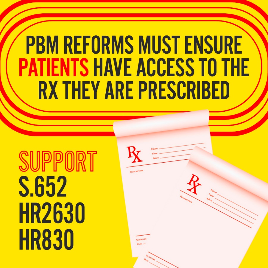 Thank you @SenSanders @SenBillCassidy for working to reform the #PBM industry. Please include language that ensures patients have affordable & prompt access to Rx they are prescribed! #SafeStepAct #AllCopaysCount #HR830 #HR2630 #S652