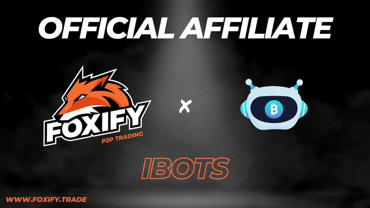 foxifytrade's tweet image. Welcoming our new Affiliate Partner @iBots_io #defi #trading