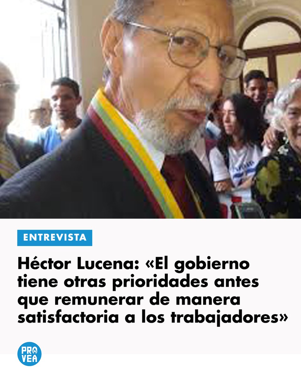 'El gobierno de Venezuela argumenta que no hay plata para aumentar los sueldos debido a las sanciones. Pero esa afirmación se acaba cuando salen a la luz escándalos de corrupción como el más reciente.

Entonces el problema no es el bloqueo, es el saqueo' provea.org/actualidad/hec…