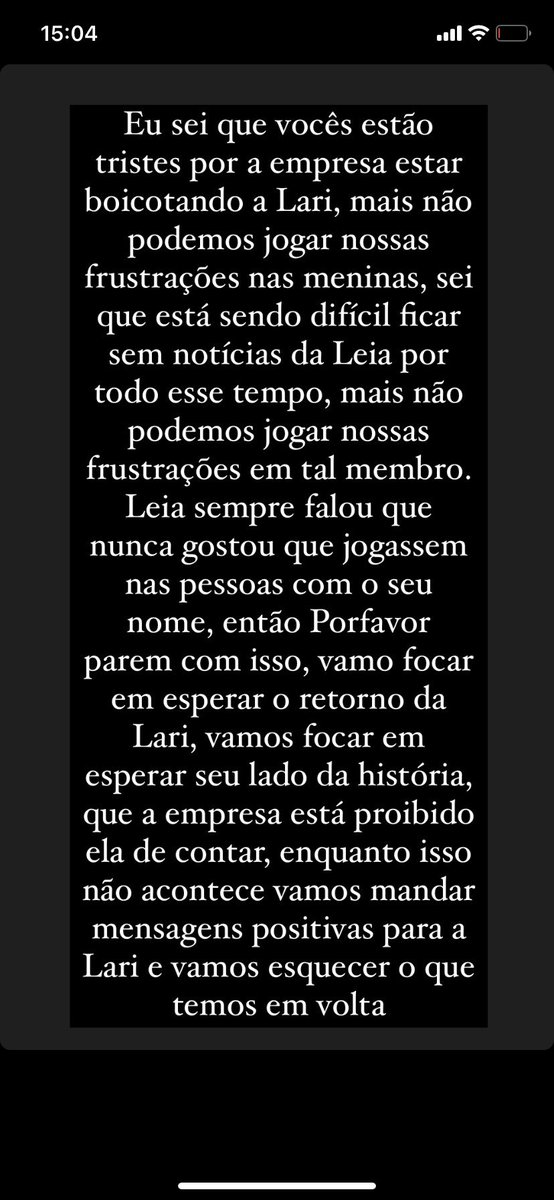 larissasakatabr's tweet photo. #RESPECTGABI https://t.co/JM94WJhZLv