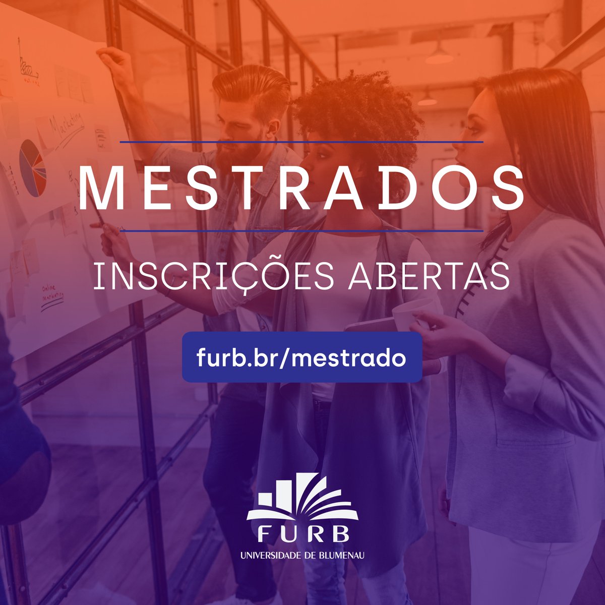 EXPANDA SEU CONHECIMENTO: Há novas oportunidades para mestrado na FURB! Não perca a chance de continuar sua carreira acadêmica e alcançar novos conhecimentos. Conheça os cursos com inscrições abertas em furb.br/mestrado e se inscreva agora mesmo! #FURB #SomosAcafe