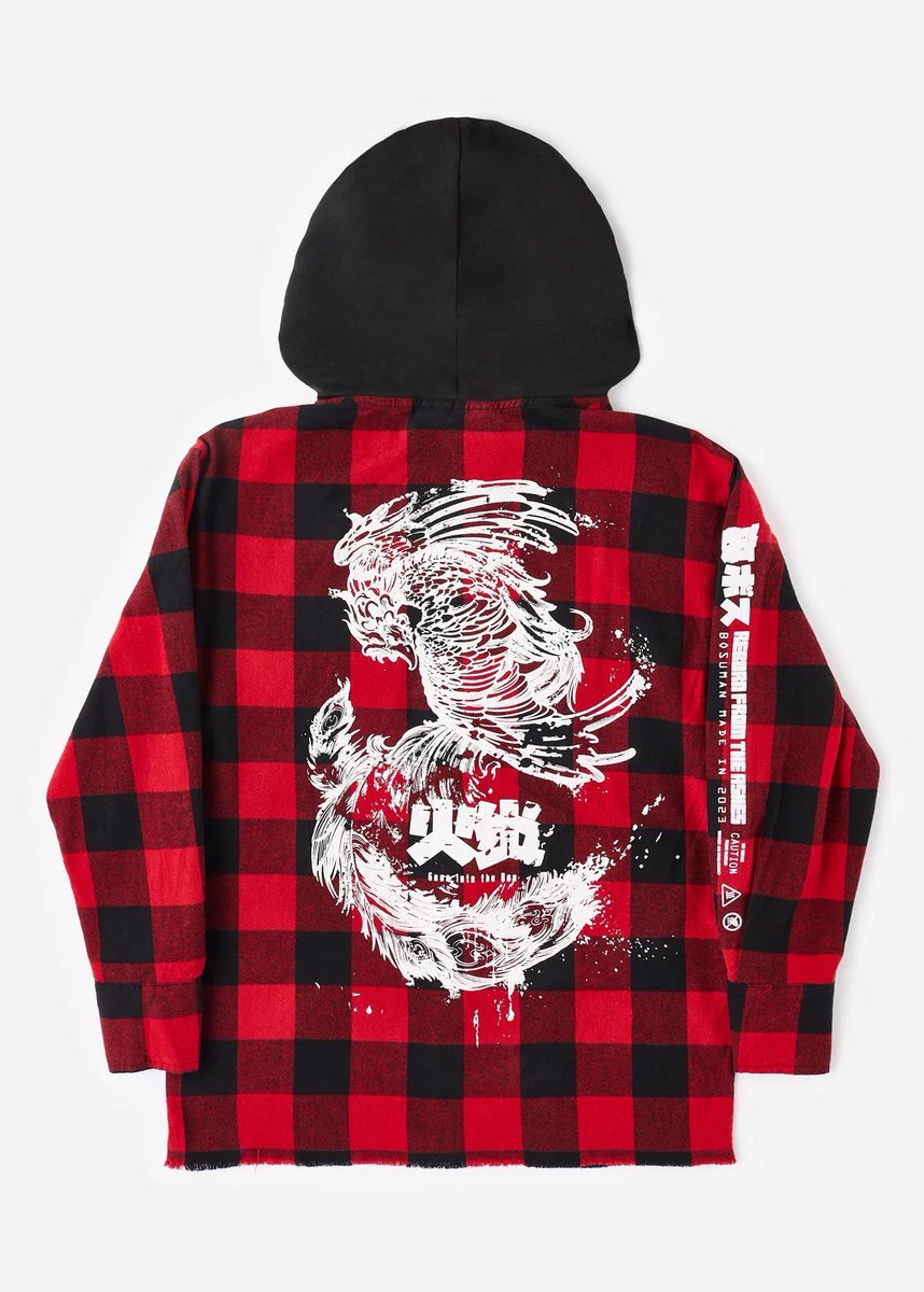 bosumanapparel's tweet photo. The Phoenix has risen again! Our Phoenix flannel hoodie is available at our online shop https://t.co/pph77jFpsp
-Bosuman
#fenghuang #bosuman #flannelhoodie #japanesestreetwear #japanesestreetfashion https://t.co/LRJfpxxR6n