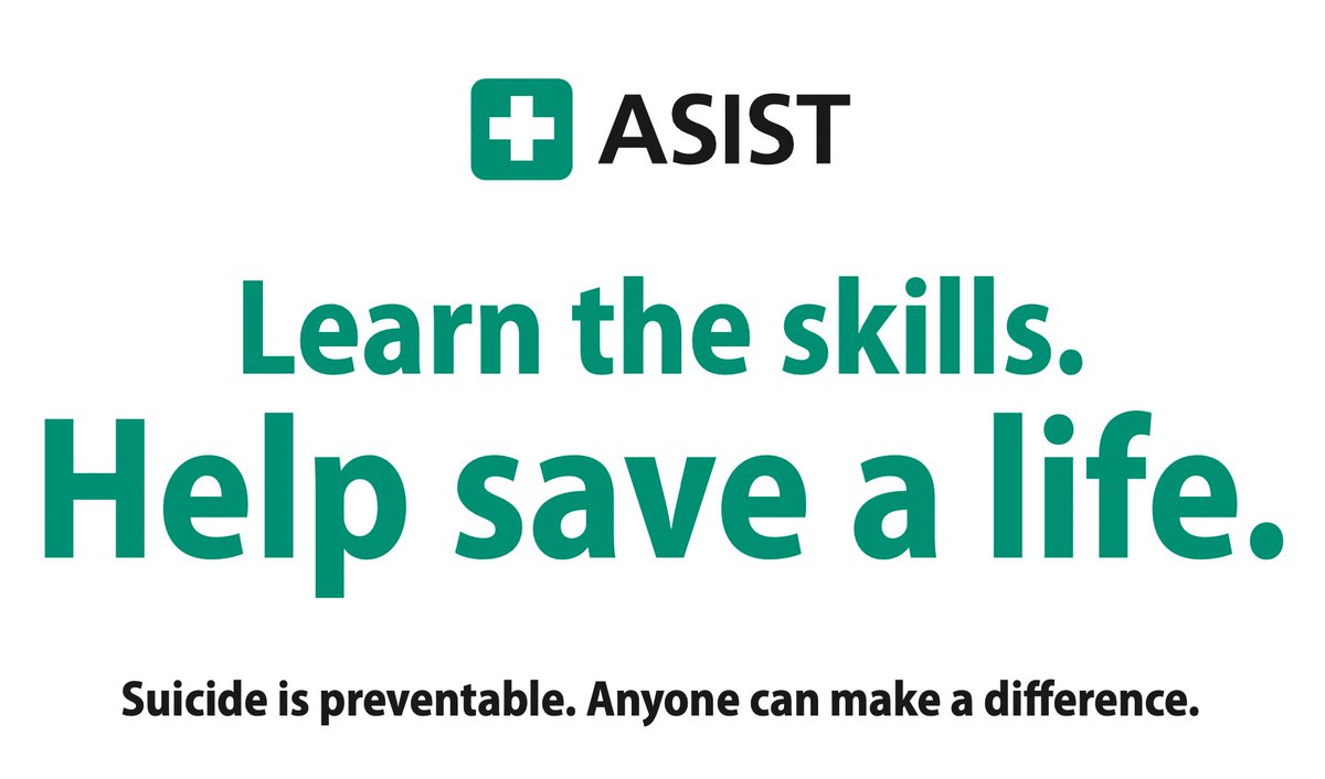 YouthNet / RéseauAdo (YNRA) (@cheoyouthnet) on Twitter photo Do you work with youth or the public? Would you like to be part of a suicide-safer community?
ASIST is an internationally recognized 2-day workshop to learn a life-saving intervention model.
There's still time to register for our May 27 & 28 session at: tinyurl.com/mr3bu76e Do you work with youth or the public? Would you like to be part of a suicide-safer community?
ASIST is an internationally recognized 2-day workshop to learn a life-saving intervention model.
There's still time to register for our May 27 & 28 session at: tinyurl.com/mr3bu76e