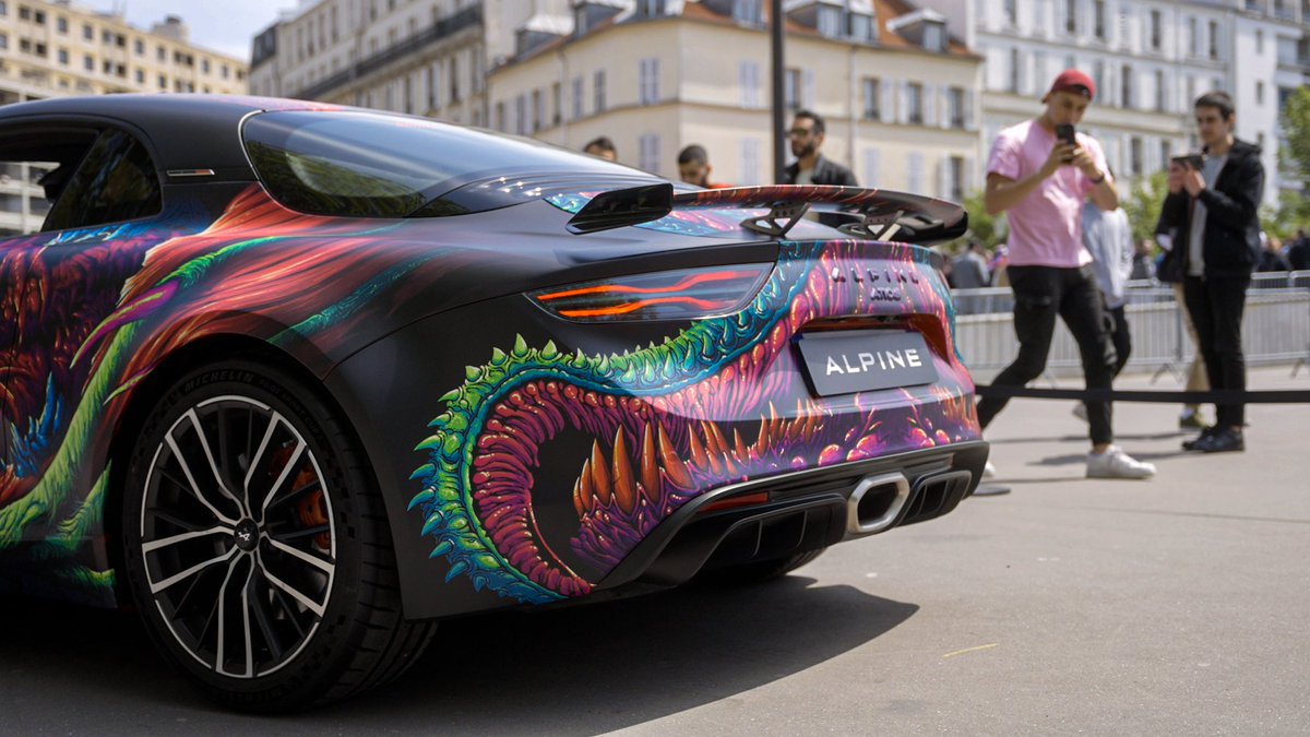 Hyperbeast A110 S, in collaboration with @AlpineEsports @BLASTtv